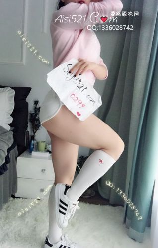 原味丝袜|袜类,臭棉袜,Fitness sister の 白色卡通高筒棉袜