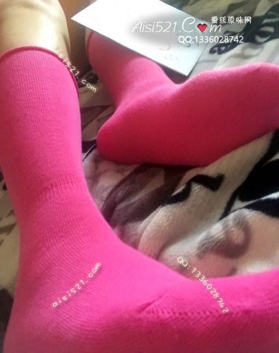 原味丝袜|袜类,臭棉袜,清纯系列の极臭臭半筒桃红色棉袜
