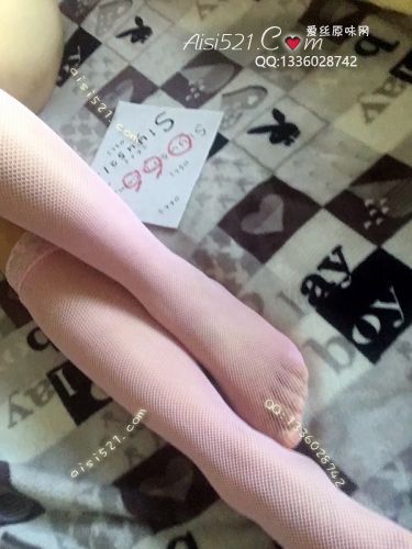 清纯系列の嫩粉红色半筒网袜原味丝袜|袜类臭长筒丝袜