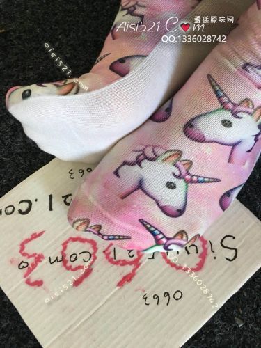 原味丝袜|袜类,臭棉袜,童趣系列の巨臭臭粉红小角马棉袜袜