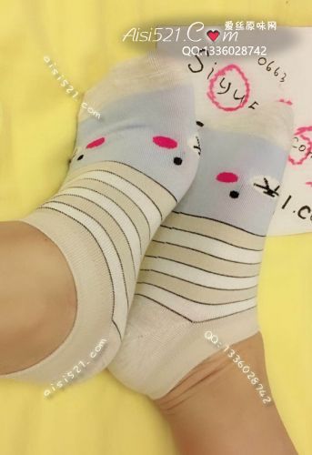 原味丝袜|袜类,臭棉袜,童趣系列の超臭臭小眼睛条纹棉袜