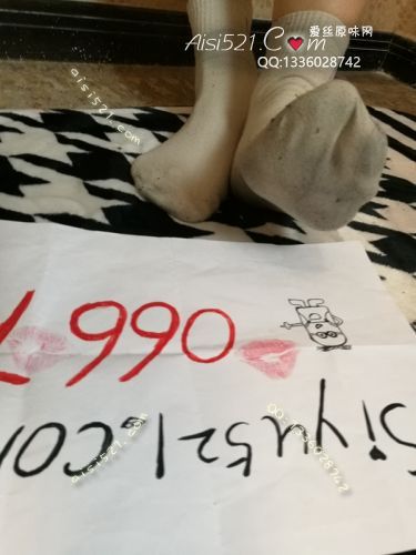 原味丝袜|袜类,臭棉袜,穿到发黑的白色运动棉袜