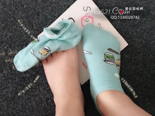 原味丝袜|袜类,臭棉袜,超臭系列の已穿好酸臭美味可爱童趣棉袜比这双更篮一点