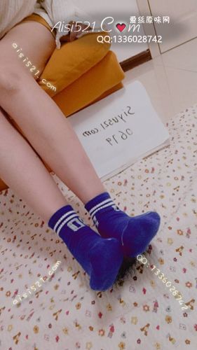 酸臭蓝色运动棉袜原味丝袜|袜类臭棉袜