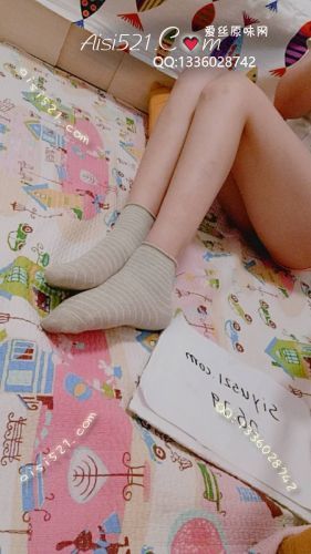 酸臭绿色条纹棉袜原味丝袜|袜类臭棉袜