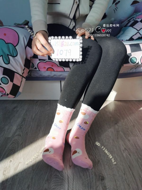 可爱粉色纯棉短袜原味丝袜|袜类臭棉袜