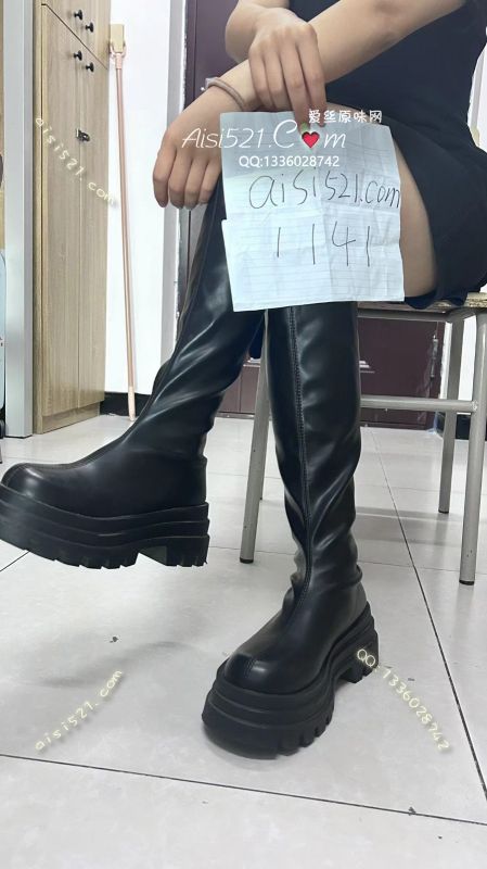 原味女鞋|鞋类,高中短靴,【香味】女大学生●弹力靴