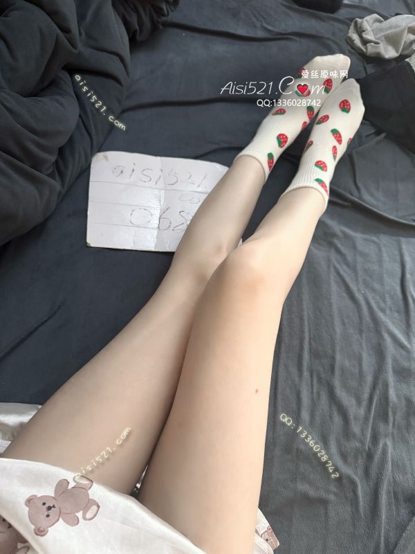 原味丝袜|袜类,臭棉袜,超美味的草莓棉短袜！