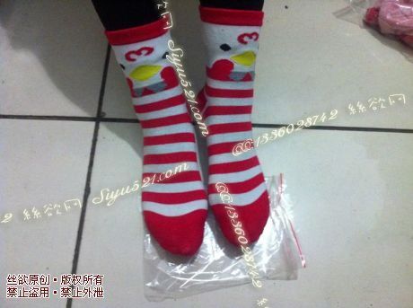 原味丝袜|袜类,臭棉袜,爱丽丝(本土的BYD)——2014-11月中旬顾客订购化妆品10MM工作丝袜(特选-化妆品10MM-恶臭棉袜),此活动免费拍摄打包图