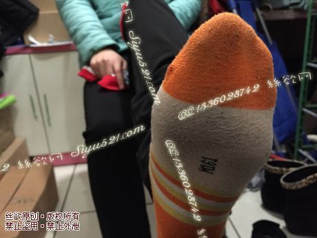 原味丝袜|袜类,臭棉袜,爱丽丝(本土的BYD)——2015年2月初顾客订购化妆12妹妹工作丝袜(化妆12妹妹-棉袜),此活动免费拍摄打包图