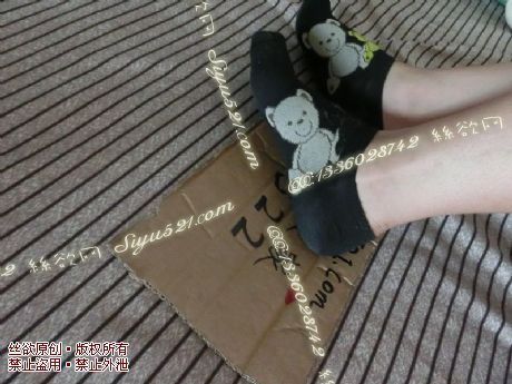 原味丝袜|袜类,臭棉袜,黑色熊仔短袜