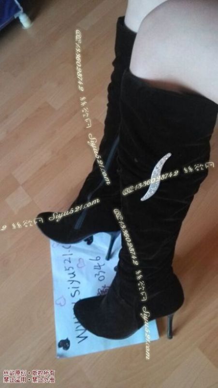 原味女鞋|鞋类,高中短靴,秋冬闲置绒布靴子，味道很重哦