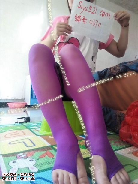 原味丝袜|袜类,臭连裤袜,紫色鱼嘴连裤丝袜