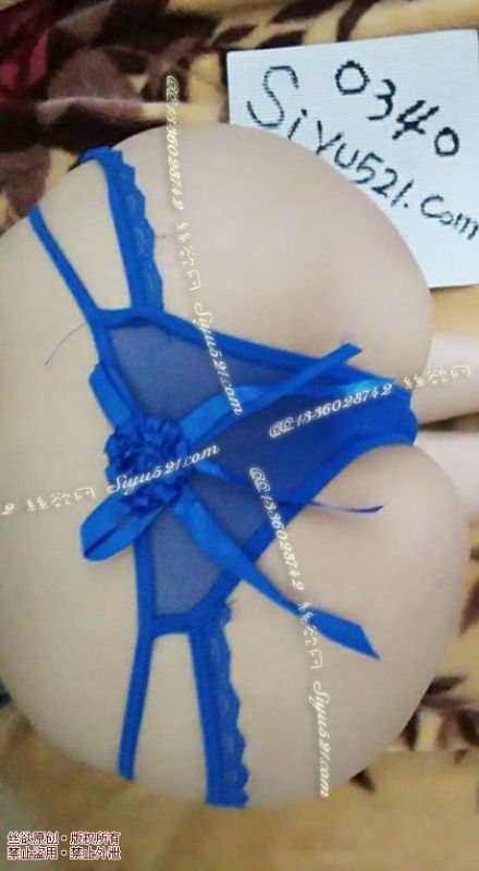 诱惑系列女王宝蓝透明内内原味内裤|裤类情趣内内