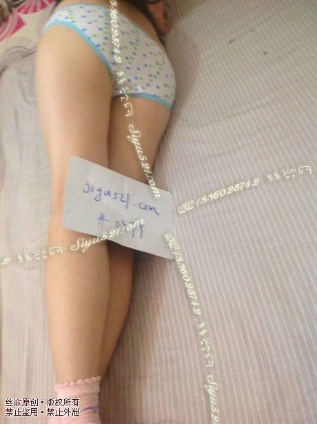 白色带蓝色大波点棉内裤原味内裤|裤类三角内内