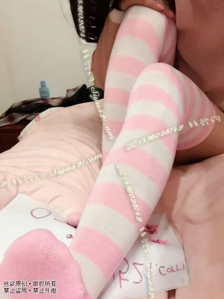 条纹长筒棉袜原味丝袜|袜类臭棉袜