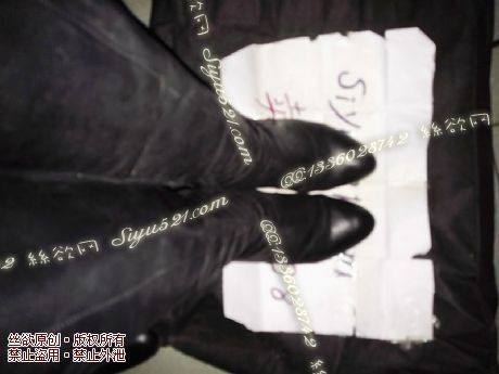 原味女鞋|鞋类,高中短靴,穿了几年的黑色长靴