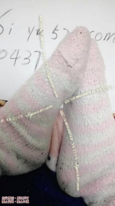 原味丝袜|袜类,臭棉袜,粉色条纹毛巾袜
