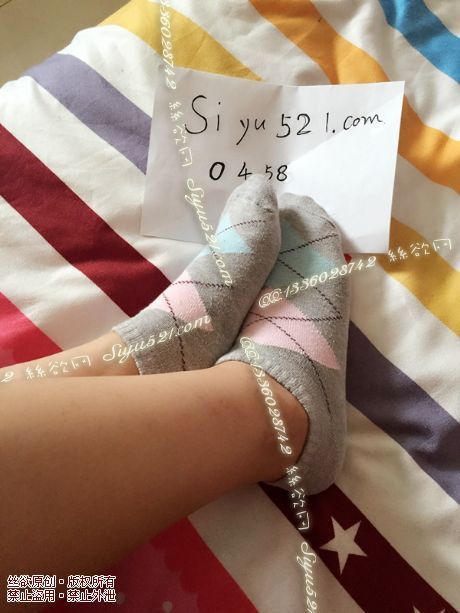 原味丝袜|袜类,臭棉袜,灰色格子纯棉短袜