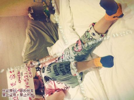 橘色蓝色双拼棉袜~~速来跪~满满的我的味道~原味丝袜|袜类臭棉袜