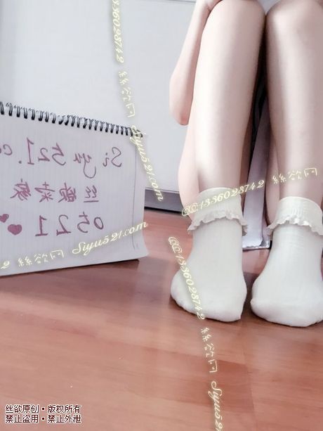 原味丝袜|袜类,臭棉袜,淡黄条纹花边短棉袜