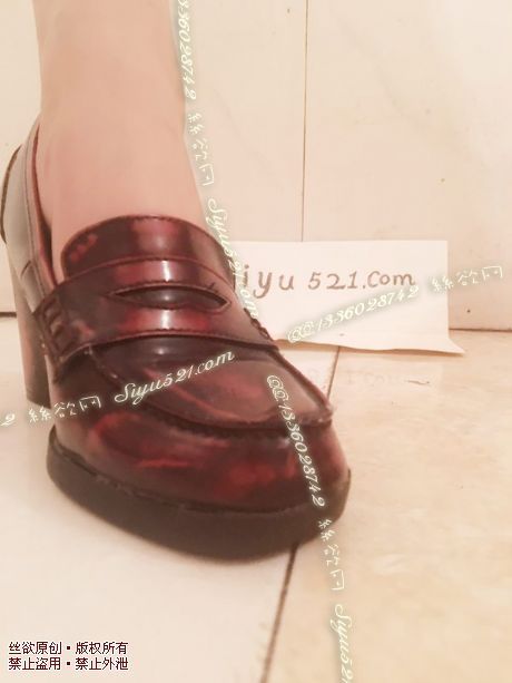 原味女鞋|鞋类,高中短跟,性感酒红高跟鞋