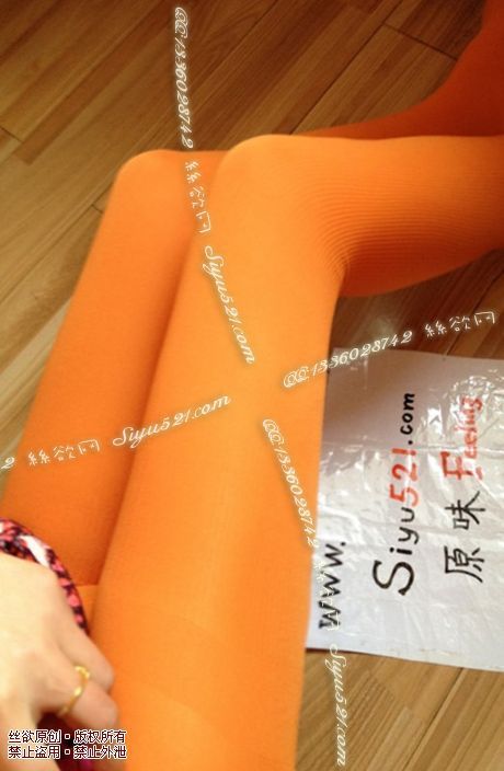 性感糖果橙色丝袜，味道保证哦，可以原味丝袜|袜类臭连裤袜