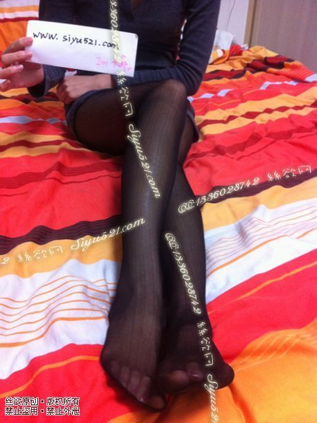 竖条纹黑丝，穿3天，体验我的味道原味丝袜|袜类臭连裤袜