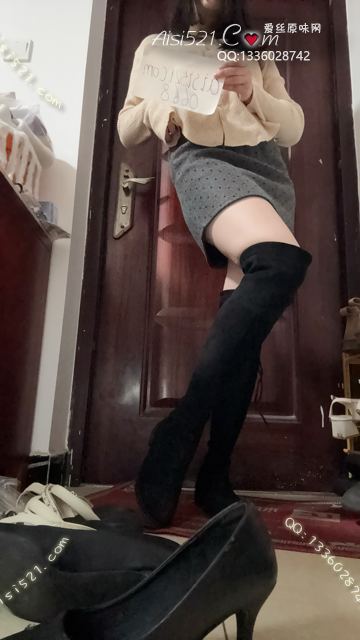 穿了9年的黑色长筒靴鞋痕迹很重的便宜出了以后很少更新了清掉旧物原味女鞋原味女鞋|鞋类高中短靴