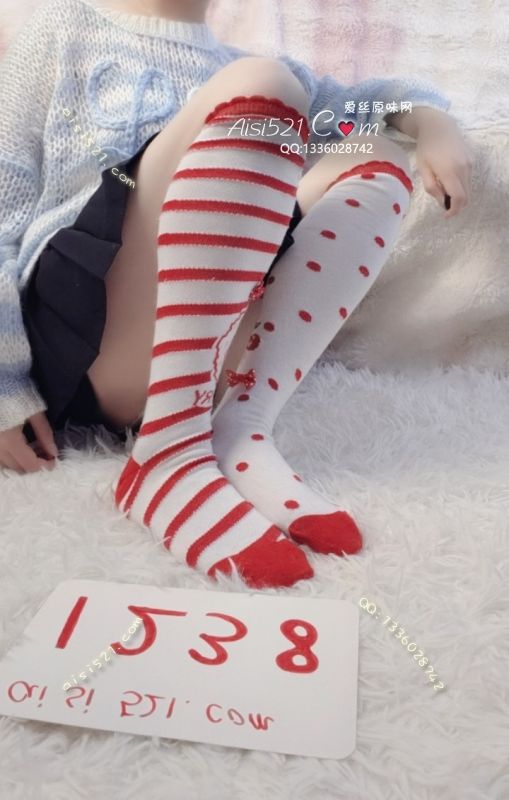 红色条纹可爱袜原味丝袜|袜类臭棉袜