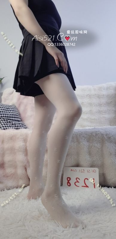 白色花纹连裤袜原味丝袜|袜类臭长筒丝袜