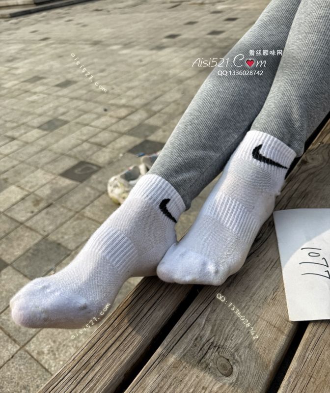 酸臭『耐克白棉袜』巨酸臭无比、24小时不睡觉都得得到它！,原味丝袜|袜类臭棉袜