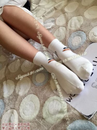 原味丝袜|袜类,臭棉袜,软萌白色卡通棉袜