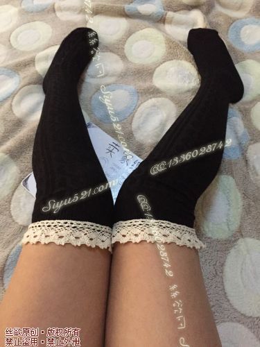 原味丝袜|袜类,臭长筒丝袜,日系卡哇伊长筒花边袜 超阔爱~