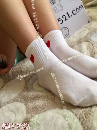 原味丝袜|袜类,臭棉袜,白色心心袜~