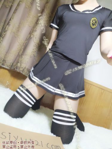 性感美丽的闲置学生装原味套装类衣&裤&袜套装