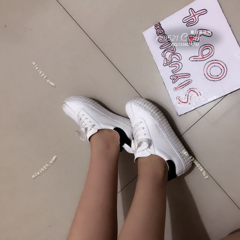 原味女鞋|鞋类,休闲平底,35码现在常穿的小白鞋