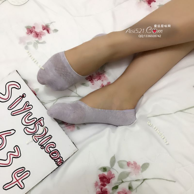 原味丝袜|袜类,臭棉袜,超香~穿小白鞋的紫色短棉袜~