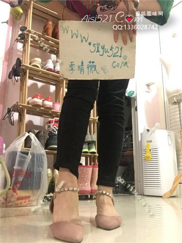 原味女鞋|鞋类,时装鞋,高跟鞋的贵族特征决定了高跟鞋与高跟鞋虐恋具有天然-一双珍珠质感闲置小粉高翘脚