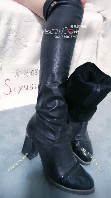 原味女鞋|鞋类,高中短靴,麻麻的长靴脏了