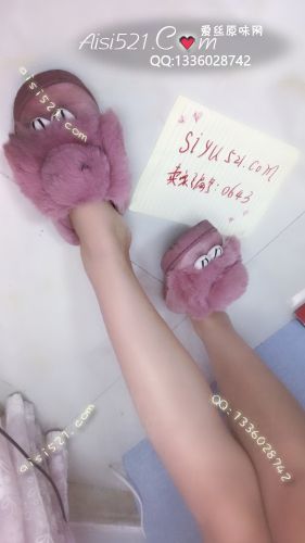 可爱毛毛鞋，平时家里穿的呢。时间比较久。。原味女鞋|鞋类休闲平底