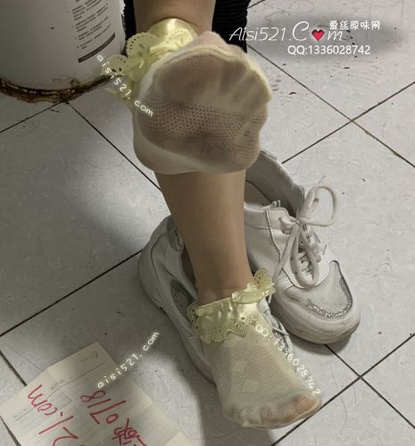 原味丝袜|袜类,其他原味袜类,跑步穿的黄色棉袜汗脚超多脚泥的花边网袜超级恶臭先到先得手慢无