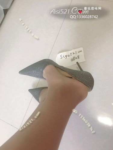 原味女鞋|鞋类,高中短跟,银色高跟鞋