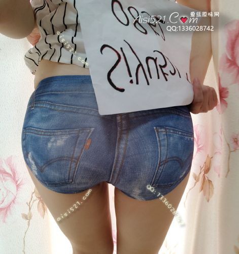 牛仔花纹平角小内内原味内裤|裤类平角内内