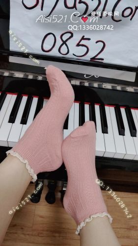 粉色花边棉袜原味丝袜|袜类臭棉袜