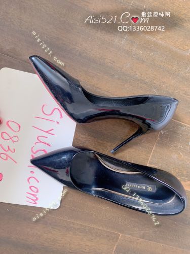 原味女鞋|鞋类,高中短跟,黑色10cm细高跟鞋