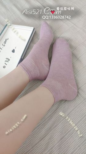 原味丝袜|袜类,臭棉袜,香芋色短棉袜，主人的袜袜不臭哦，含在嘴里是独特的汗香~~
