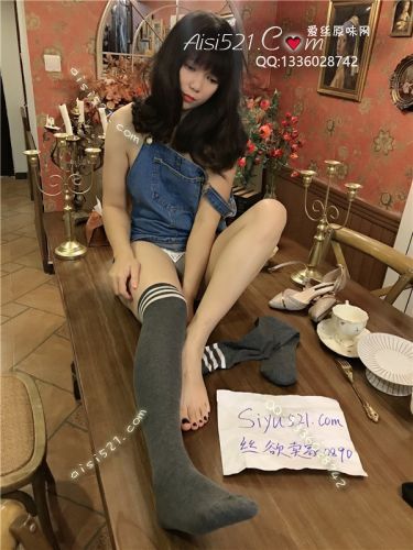 原味丝袜|袜类,其他原味袜类,灰色袜口条纹 长筒学生棉袜。