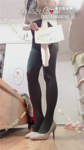 原味丝袜|袜类,臭连裤袜,墨绿格纹银色微光包腿连裤丝袜【像狗一样跪在她的脚下***她的鞋，***她的脚】