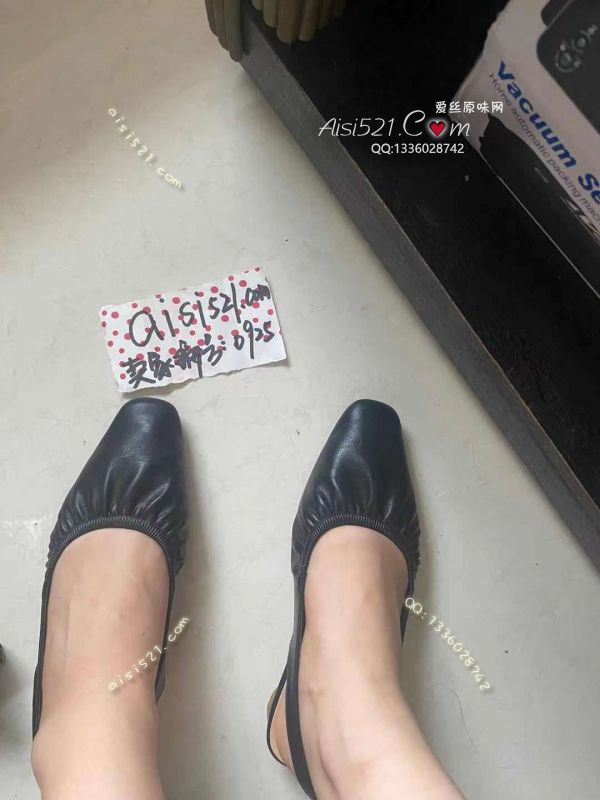 原味女鞋|鞋类,时装鞋,闻着立马gc的味道 黑色皮面凉鞋